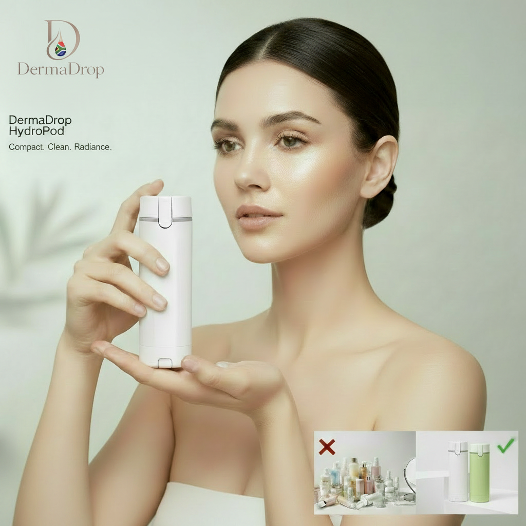 DermaDrop Banner met Logo